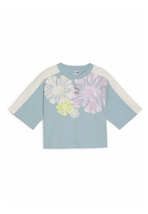 SNFLR - T-shirt con stampa - turquoise surf