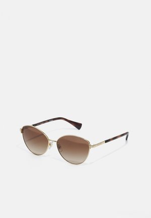 Sunglasses - shiny gold-coloured/gradient brown