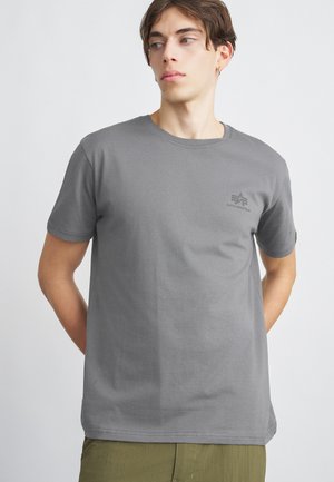 BACKPRINT - Nyomott mintás póló - grey/black