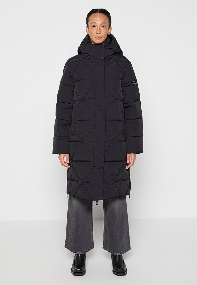 Replay Wintermantel zwart