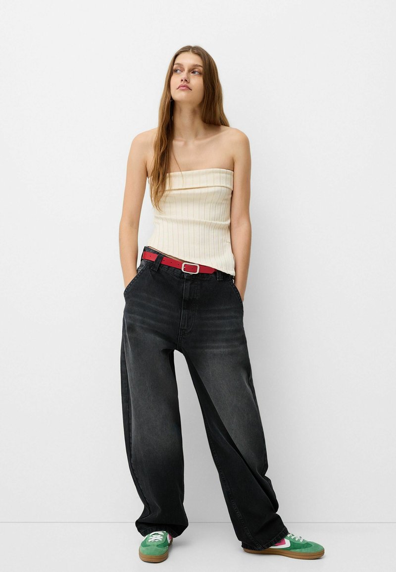 Bershka Top beige Bershka Top beige