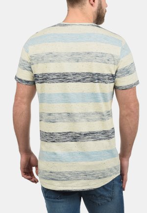 BHEFKIN - Tricou cu imprimeu - dusty blue