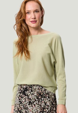 MIT FLEDERMAUSÄRMELN - Maglione - tarragon green