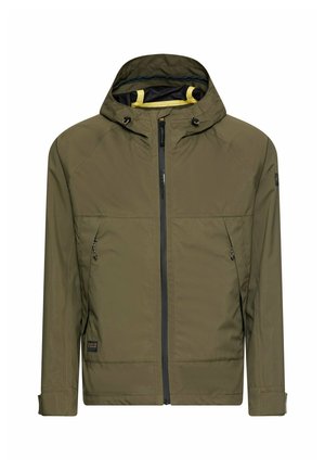 TEXXXACTIVE MIT KAPUZE - Regenjacke / wasserabweisende Jacke - deep olive
