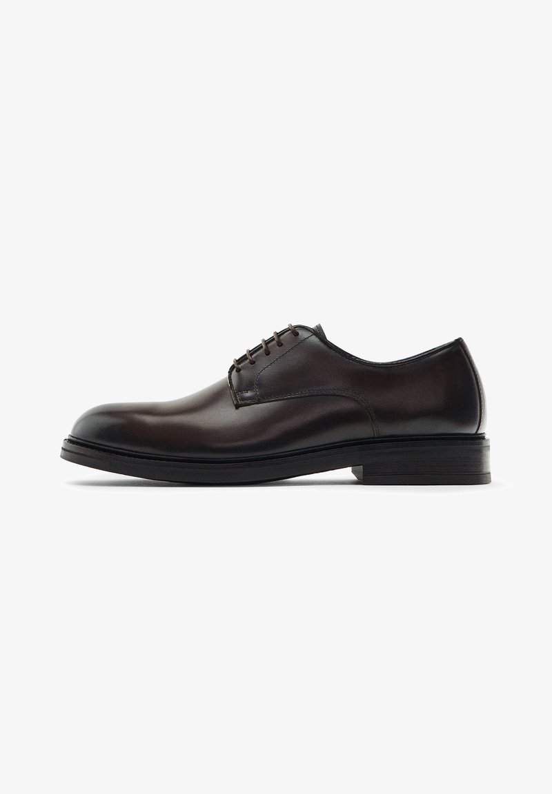 Massimo Dutti Eleganta snörskor - brown