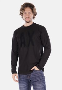 Armani Exchange Maglietta a manica lunga - nero