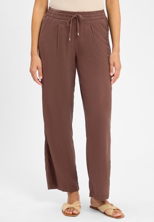 Trousers - kastanie
