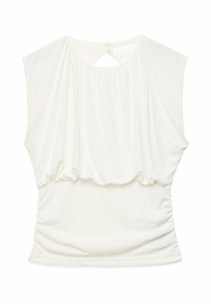 NA-KD, OPEN BACK DRAPED TOP - Top - white