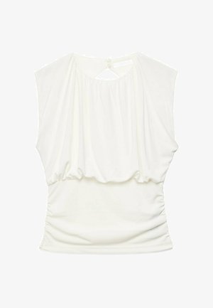 NA-KD, OPEN BACK DRAPED TOP - Top - white
