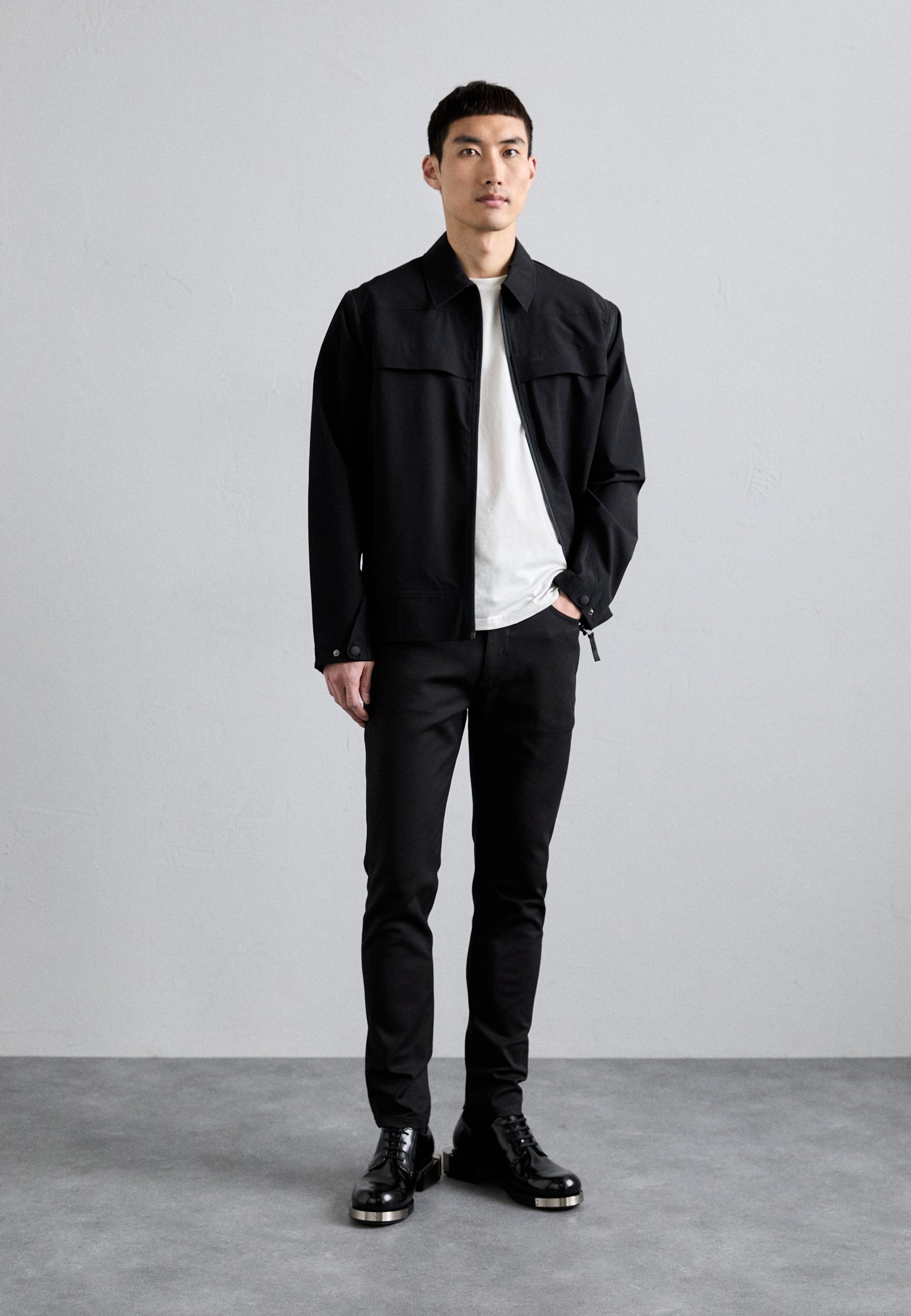 Neil Barrett NICK LEG RISE - Jeans Skinny Fit - black - Zalando
