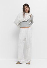 PULL&BEAR SOFT TOUCH - JOGGERS - Træningsbukser - light grey