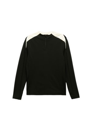 Langærmet T-shirt - black