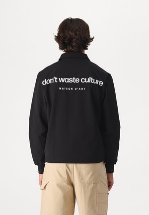 Don't Waste Culture CHA UNISEX - Mezisezónní bunda  - black/white