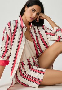 Next ELASTICATED WAIST REGULAR FIT - Shorts - red ecru stripe