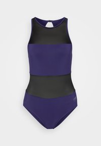 MESH PANELS VENT BACK - Badedrakt - dark plum