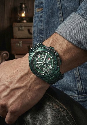 Festina, SPECIAL EDITIONS - Rannekello ajanottotoiminnolla - green