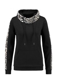 Key Largo Felpa con cappuccio - black