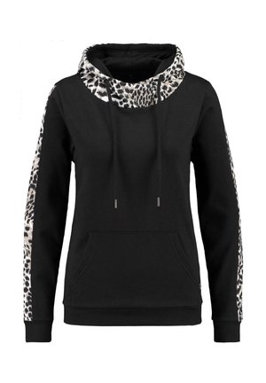 Felpa con cappuccio - black
