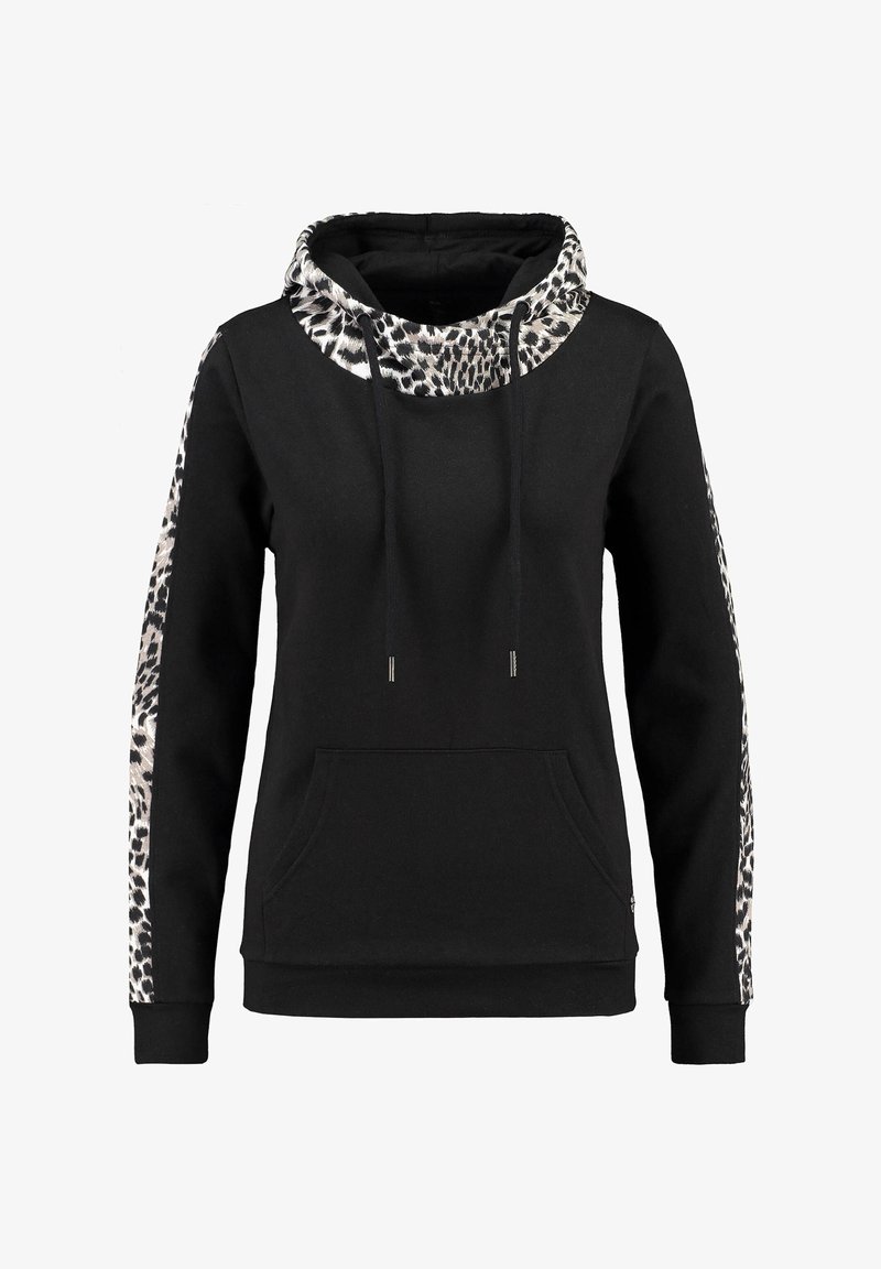Key Largo Felpa con cappuccio - black
