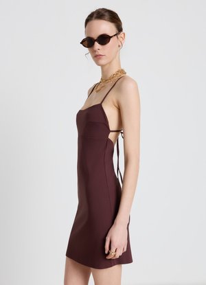 Calliope, ABITO TINTA UNITA - Vestito casual - marrone