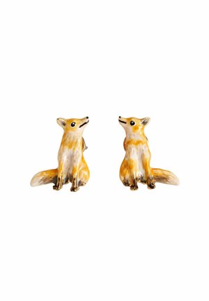 FABLE ENGLAND ENAMEL FOX - Earrings - brown