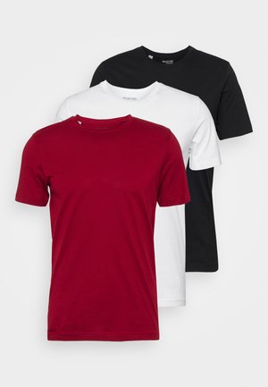 SLHCORMAC ONECK TEE 3 PACK - Basic T-shirt - bright white