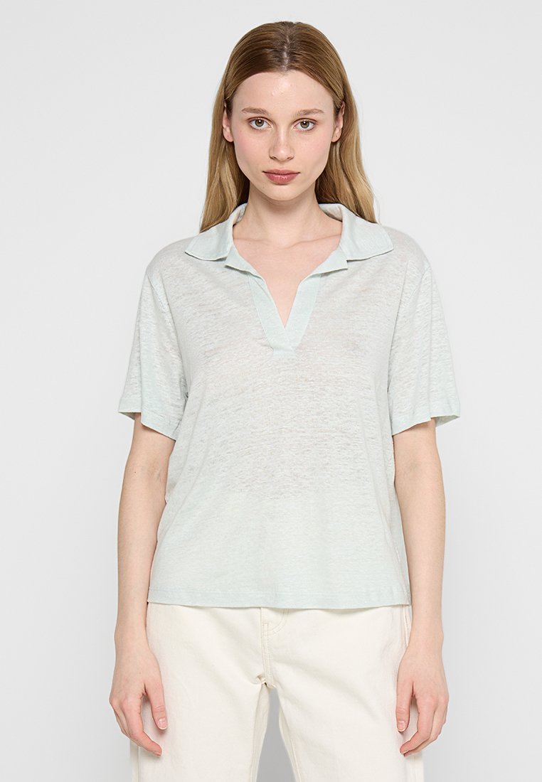 Ecoalf Poloshirt lichtblauw Ecoalf Poloshirt lichtblauw