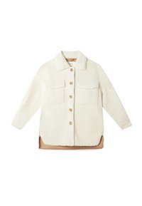 Stradivarius Zimní kabát - white