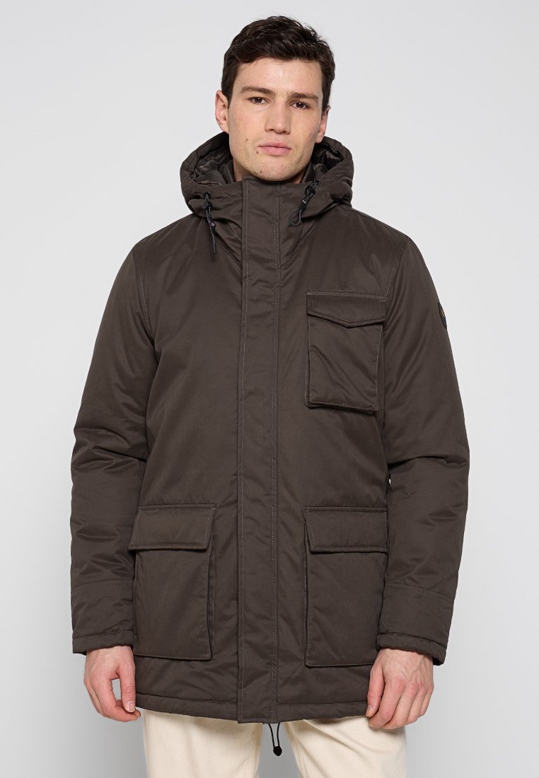 NO EXCESS Parka donkerbruin NO EXCESS Parka donkerbruin