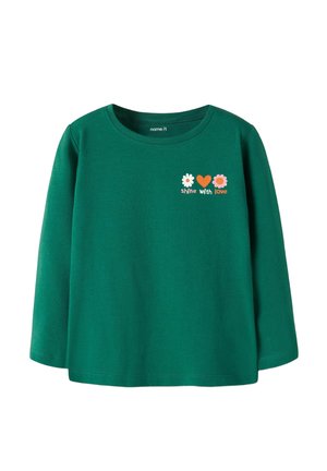Name it, Langærmet T-shirt - evergreen