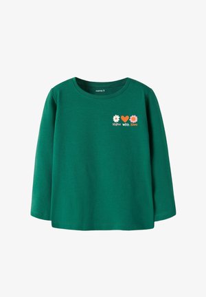 Name it, Langærmet T-shirt - evergreen
