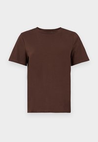 PCRIA SOLID TEE - T-shirts basic - chicory coffee