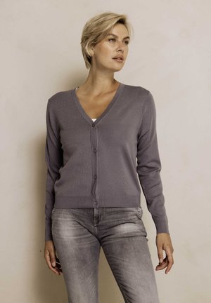 GEONA - Strickjacke - antra