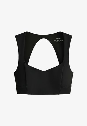 OYSHO, MEDIUM-SUPPORT OPEN-BACK EVERMOVE SPORTS BRA - Brassières de sport à maintien normal - black