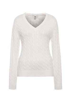 Mavi V-NECK - Strickpullover - weiss