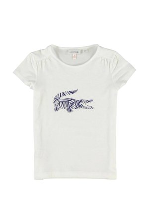 Lacoste, T-SHIRT MC COL 48B - T-shirt con stampa - off-white