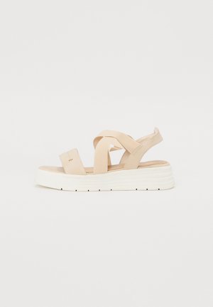 Platform szandálok - cream