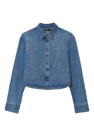 Calliope CROP  - Hemdbluse - blu denim medio