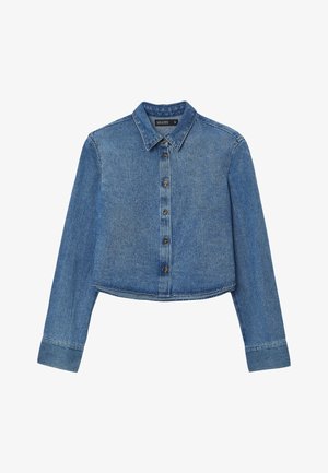 Calliope CROP - Hemdbluse - blu denim medio