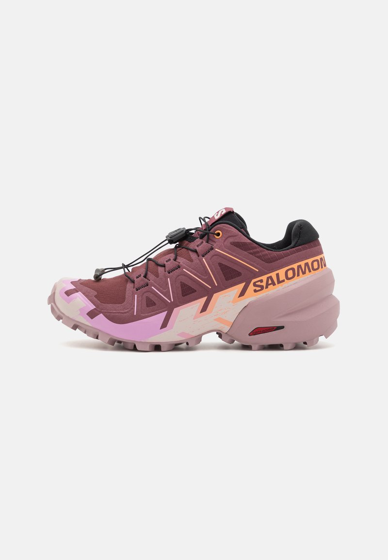 Salomon SPEEDCROSS 6 - Zapatillas de trail running - catawba grape/papaya/deauville mauve