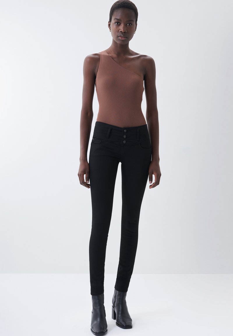 Salsa Jeans PUSH UP Jeans Skinny Fit Black/black Zalando.ie