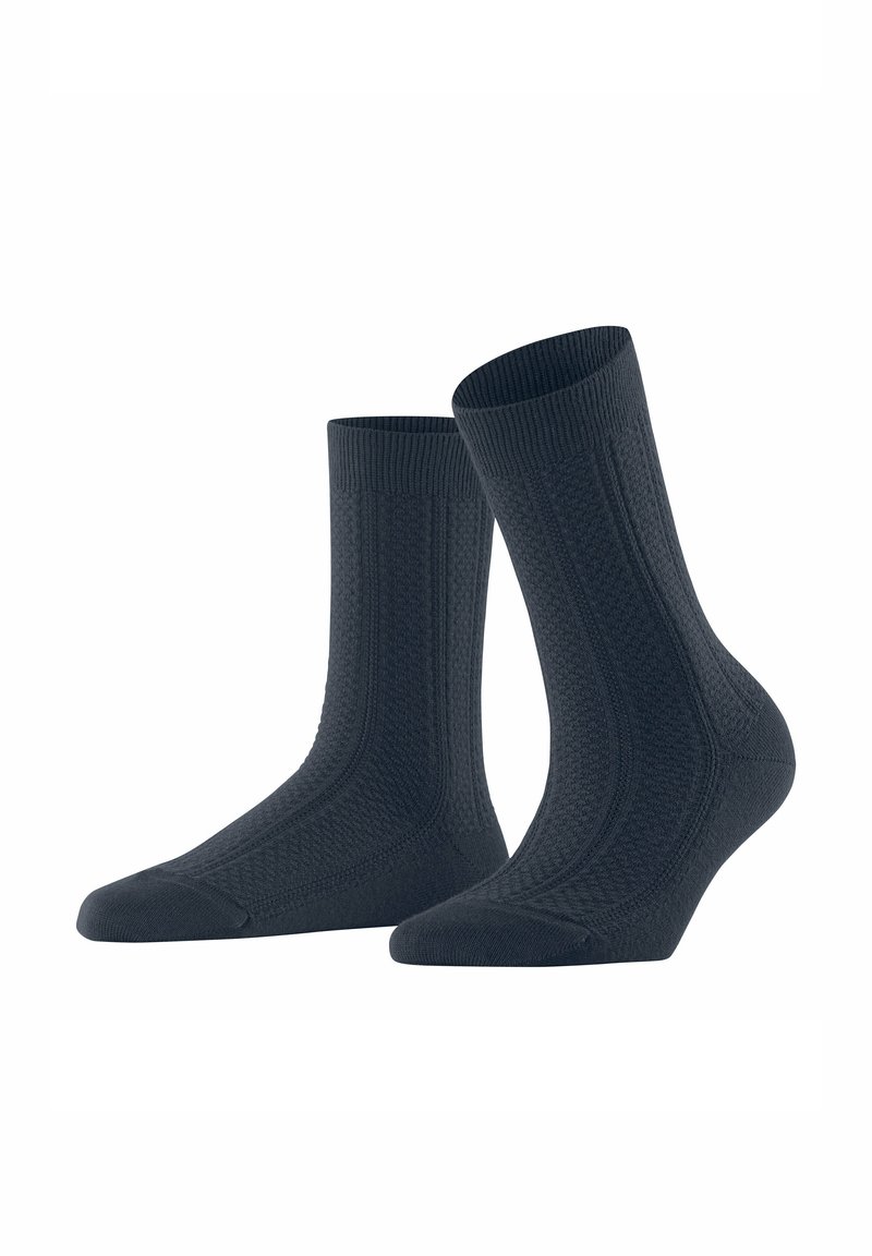 FALKE NEEDLEPOINT - Socken - space blue