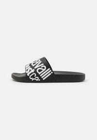 Just Cavalli - FONDO POOL   - Pantolette flach - black/white Thumbnail-Bild 1