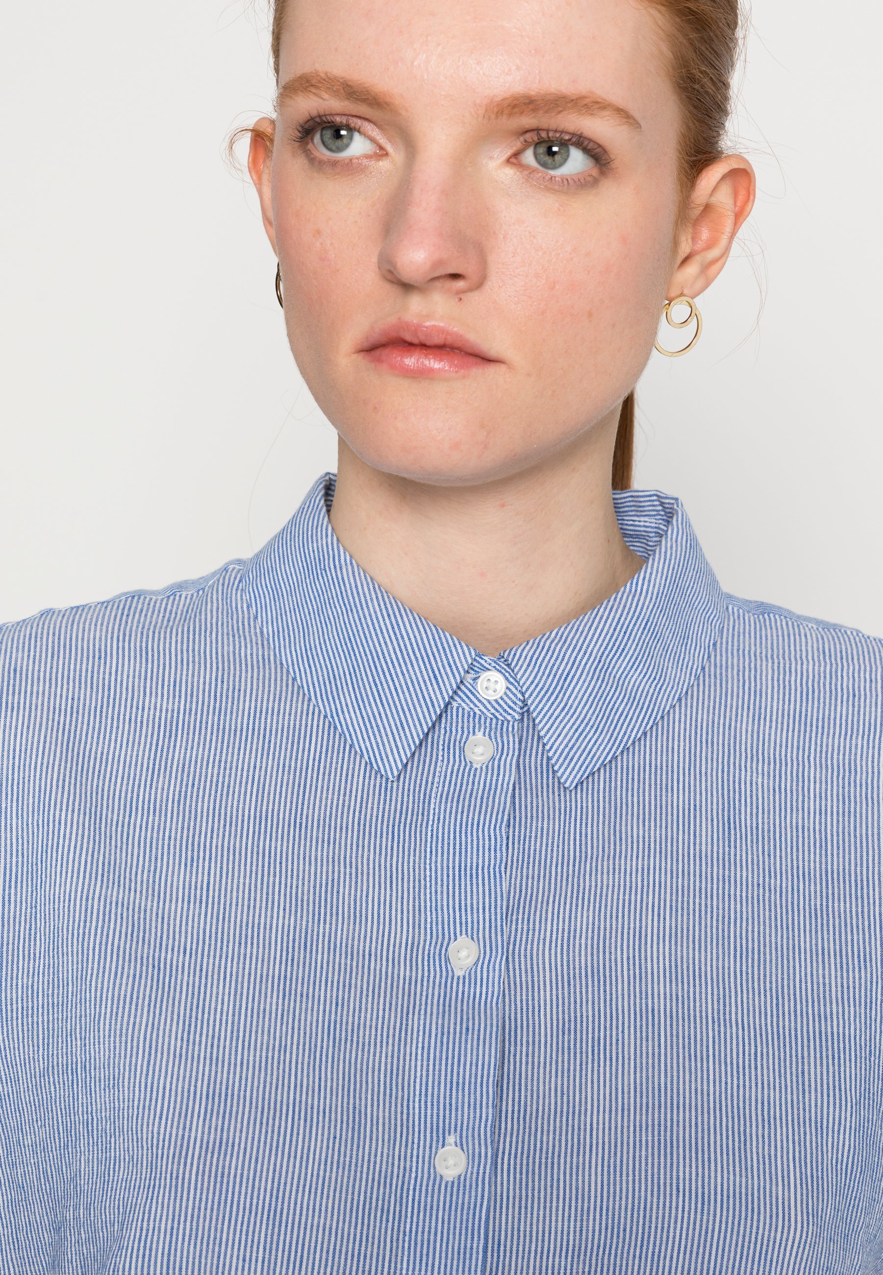 TOM TAILOR DENIM STRIPED SHORTSLEEVE 