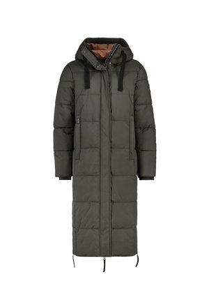 MIT TUNNELZUG - Wintermantel - dark-green