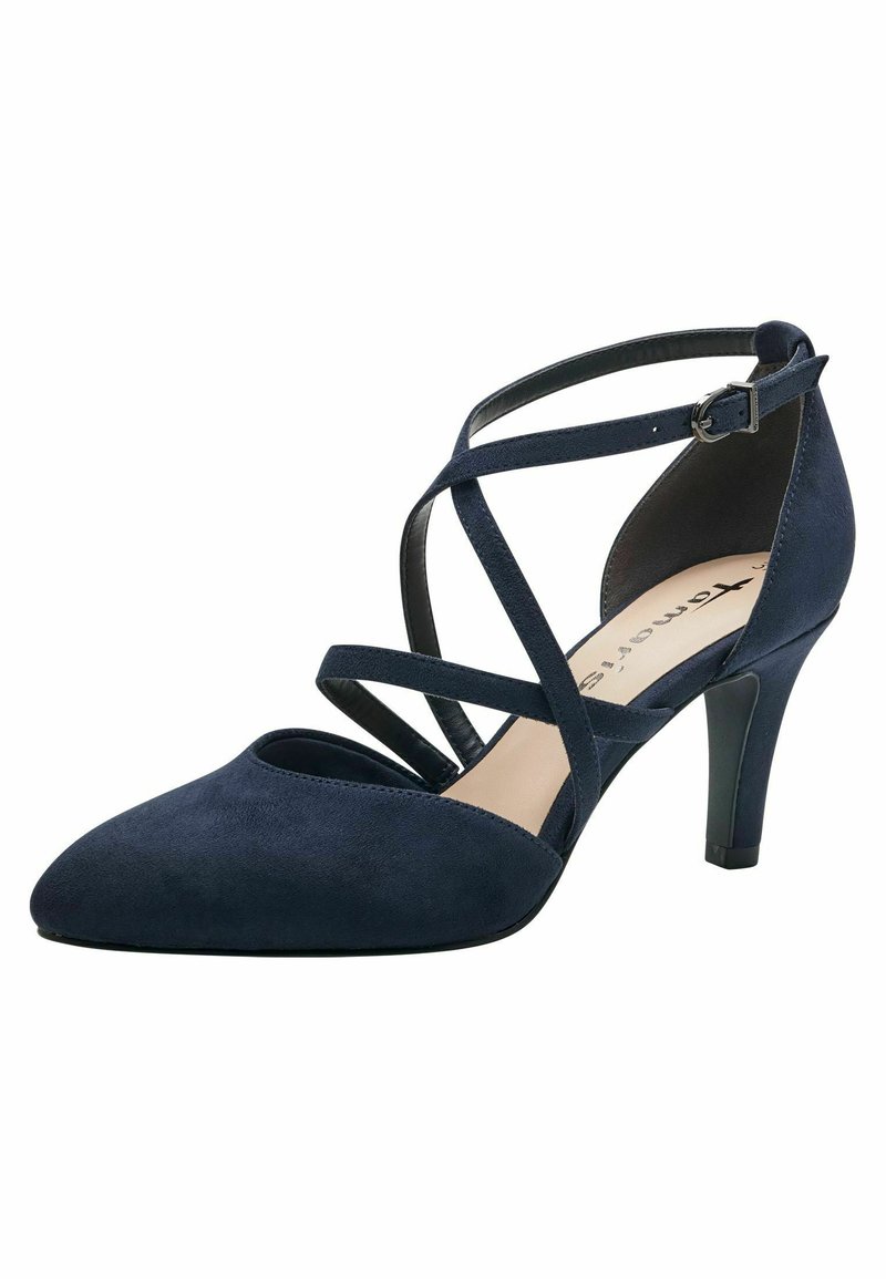 Tamaris Pumps Pumps Dunkelblau Mit Riemchen Tamaris Damen Pumps