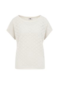Trükipildiga T-särk - off white