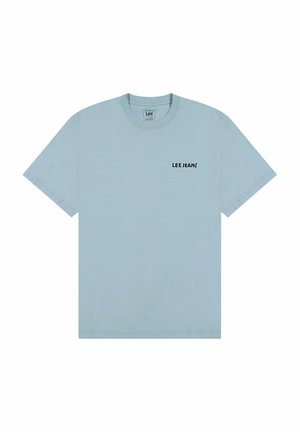 Lee SHORT SLEEVE GRAPHIC TEE - RELAXED FIT - T-shirt con stampa - jet stream blue