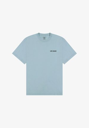 Lee SHORT SLEEVE GRAPHIC TEE - RELAXED FIT - Printtipaita - jet stream blue