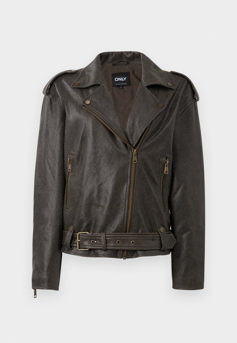 Chaqueta de cuero sintético